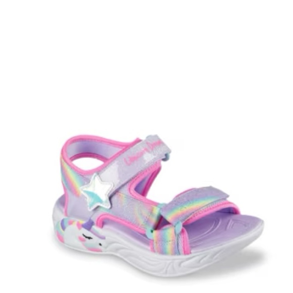 Skechers Unicorn Dreams Dreamy Unicorns Light-Up Sandal - NWT - Size 7 Toddler